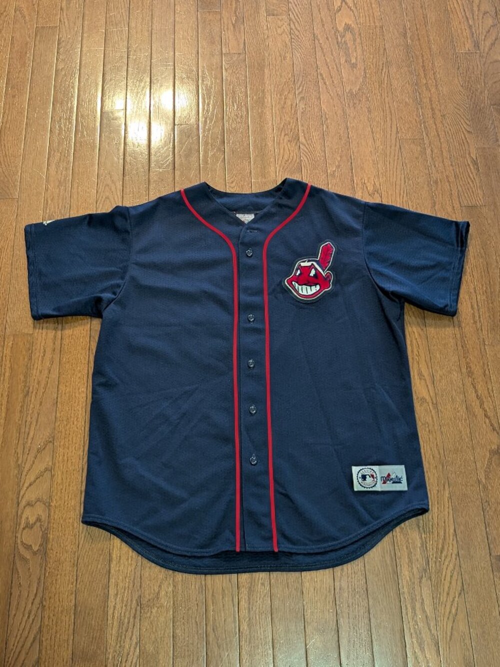 Omar Vizquel Cleveland Indians Majestic Jersey Made in USA - Size XL